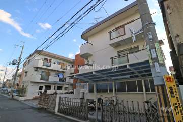 ローズコーポ高槻津之江の外観（北西側から）２