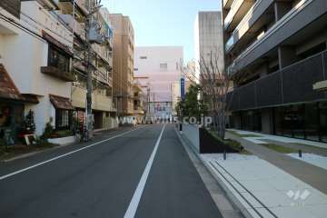 敷地南側の前面道路