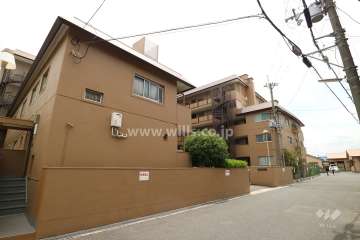 高槻ビューハイツの外観(北西側から)