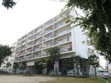 高槻ビューハイツ槻の木のマンション外観（北東側から）