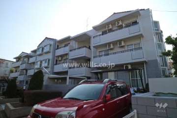 高槻阿武山二番街東E08号棟の外観（北西側から）