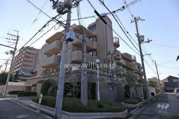 高槻真上アーバンライフの外観(北東側から)