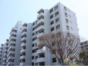 大和サニーハイツ3号棟の外観（北西側から）