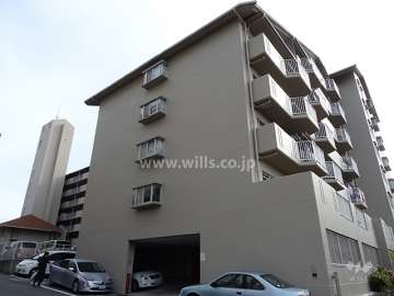 藤和コアティ高槻ハイタウンコアD棟の外観（北西側から）