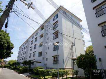 富田第二住宅67棟の外観（北西側から）