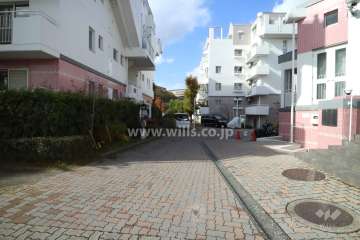 敷地北東側前面道路