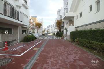 敷地北東側の前面道路