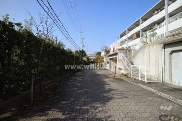 敷地南西側の前面道路