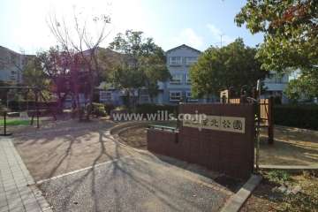 敷地に隣接する「上土室北公園」