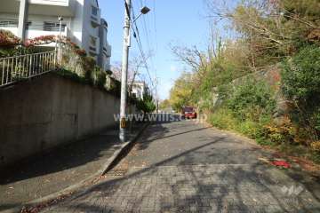 敷地北東側の前面道路