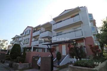 高槻阿武山二番街東E07号棟の外観（北西側から）