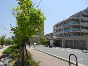 敷地の東側前面道路