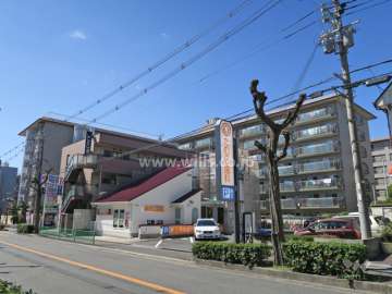 メガロコープ茨木Ⅱの外観（北東側から）