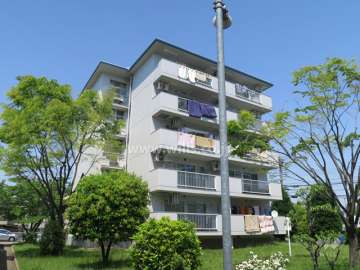 平田住宅1号棟の外観（南西側から）