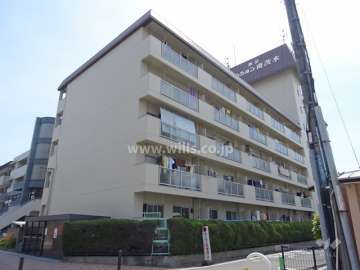 第2マンション南茨木の外観（北西側から）