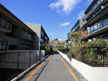 B棟南側の敷地内の通路