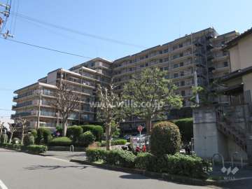 穂積台グランドコーポの外観(北西側から)