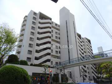 阪急南茨木ハイタウン駅前高層住宅G棟の外観（北東側から）