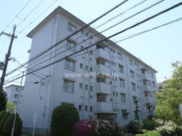 平田住宅3号棟の外観（北東側から）