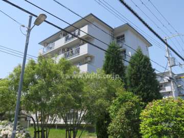 平田住宅5号棟の外観（南東側から）