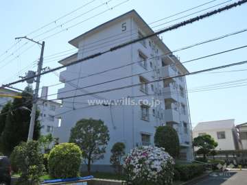 平田住宅5号棟の外観（北東側から）