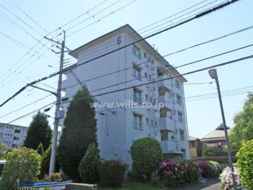 平田住宅6号棟の外観（北東側から）