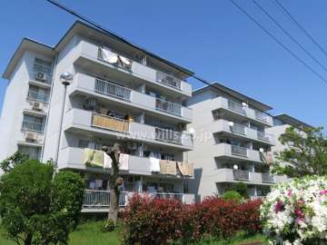 平田住宅9号棟の外観（南西側から）