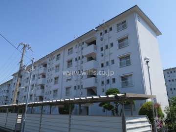 平田住宅9号棟の外観（北西側から）