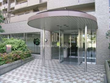 オートロック付きのエントランス