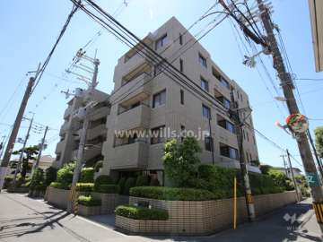 グランフォルム豊中岡町の外観（北西側から）