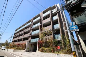 エルグレース夙川香櫨園の外観（南東側から）