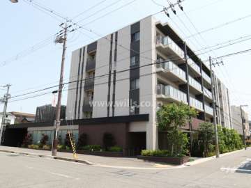 パークホームズ夙川松下町の外観（北西側から）