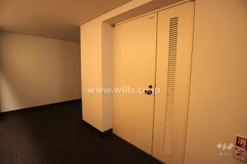 共用部分にある防災倉庫