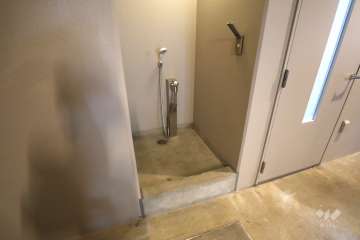 ペットの足洗い場