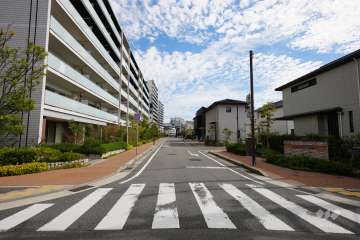 敷地南側の前面道路