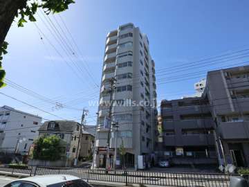 ユニーブル神丘の外観(北西側から)