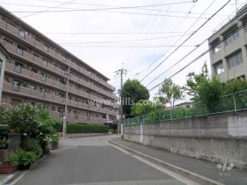 敷地の東側は道路を挟んで『第十五中学校』です。
