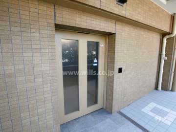 駐輪場の出入り口