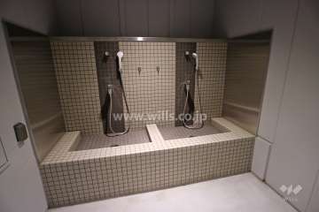 ペットの足洗い場