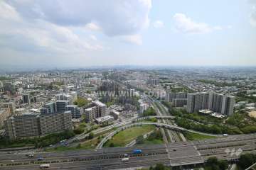 42階スカイガーデンからの眺望（南方向）