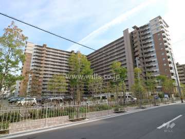 ブランズシティ上新庄の外観(北西側から)