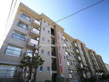 下田部住宅A-36の外観（北東側から）