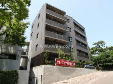 クレヴィア夙川松下町の外観（南西側から）