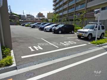 敷地内駐車場の出入り口