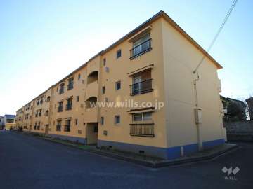 ハイムト富田南棟の外観（北西側から）