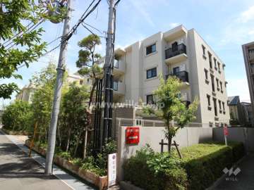 グランドメゾン夙川千歳町の外観（北西側から）