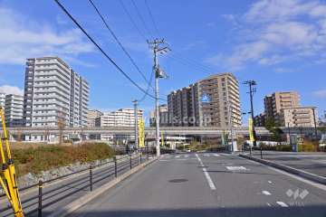 敷地の南東側前面道路