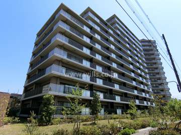 六甲アイランドCITY　W7Residence　SKY-NOTE　12番館の外観（北西側から）