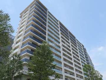 ローレルスクエア健都ザ・レジデンス　ファーストステージ棟の外観（南側から）