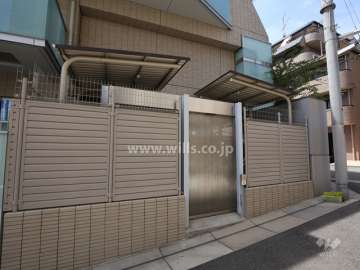 駐輪場の出入り口